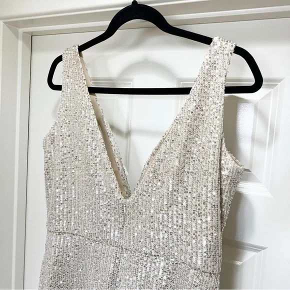 Ieena Mac Duggal Sequin Twist Cocktail Minidress 12 - Picture 7 of 11